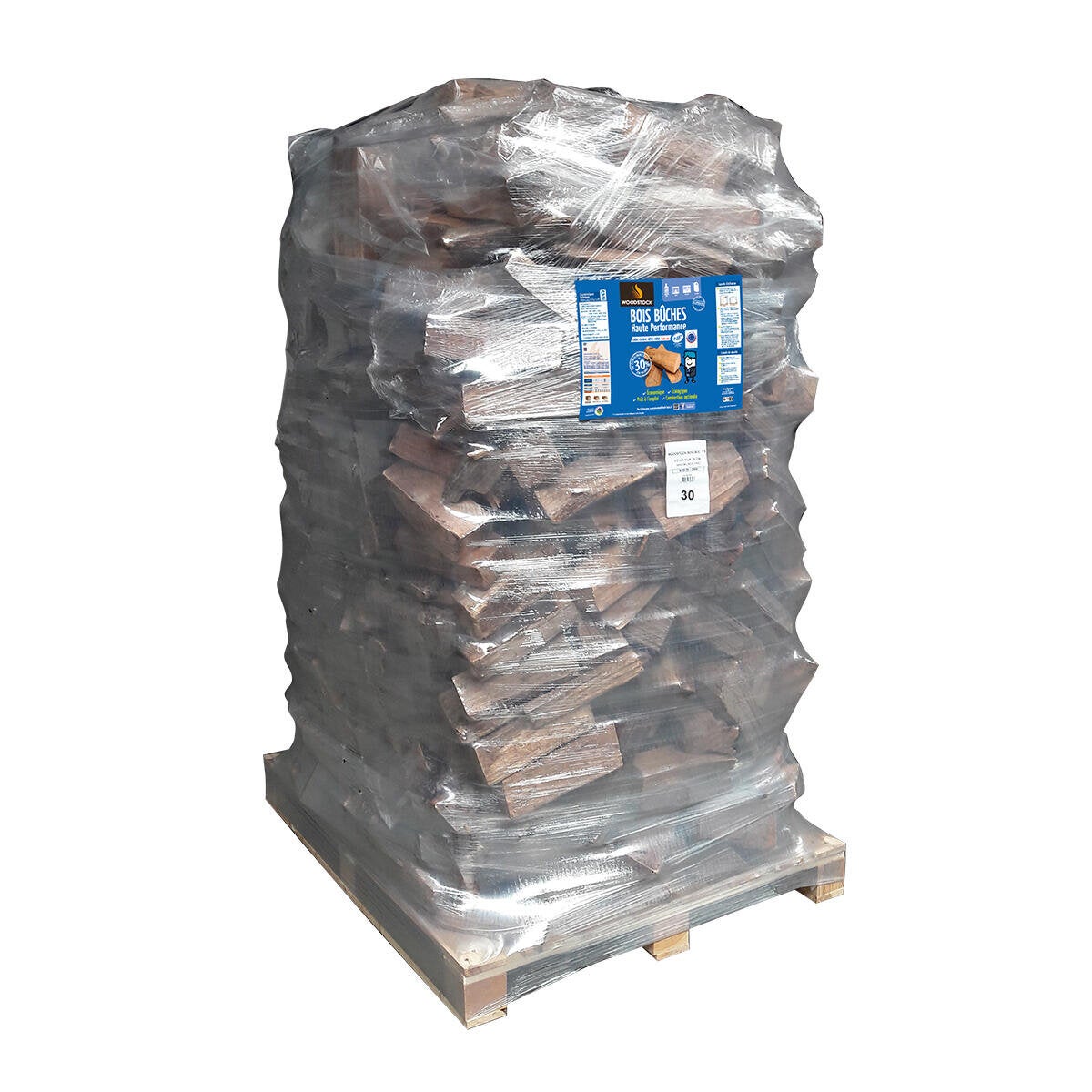 WOODSTOCK Brennholz – extra trocken, Scheite 30 cm