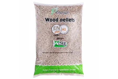 ENEVER Wood Pellets – Holzpellets 15-kg-Sack – 20 Säcke – 300 kg